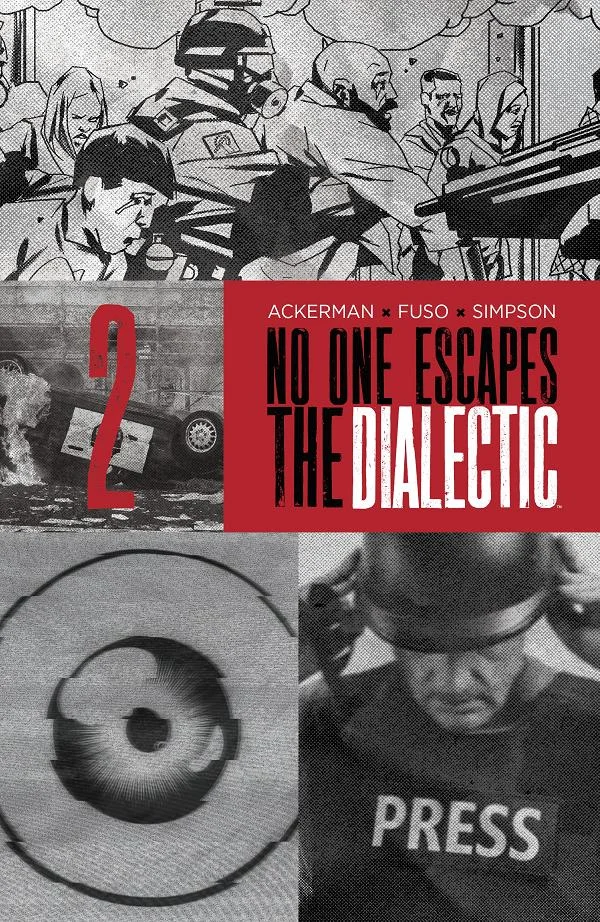Tapa de No One Escapes The Dialectic CvrB Variant #2 · Edición estándar