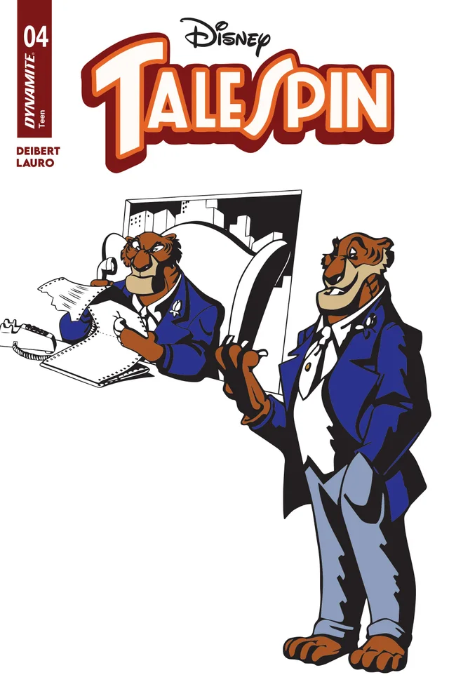 Tapa de Talespin #4 · Cover D Character Design Art Var