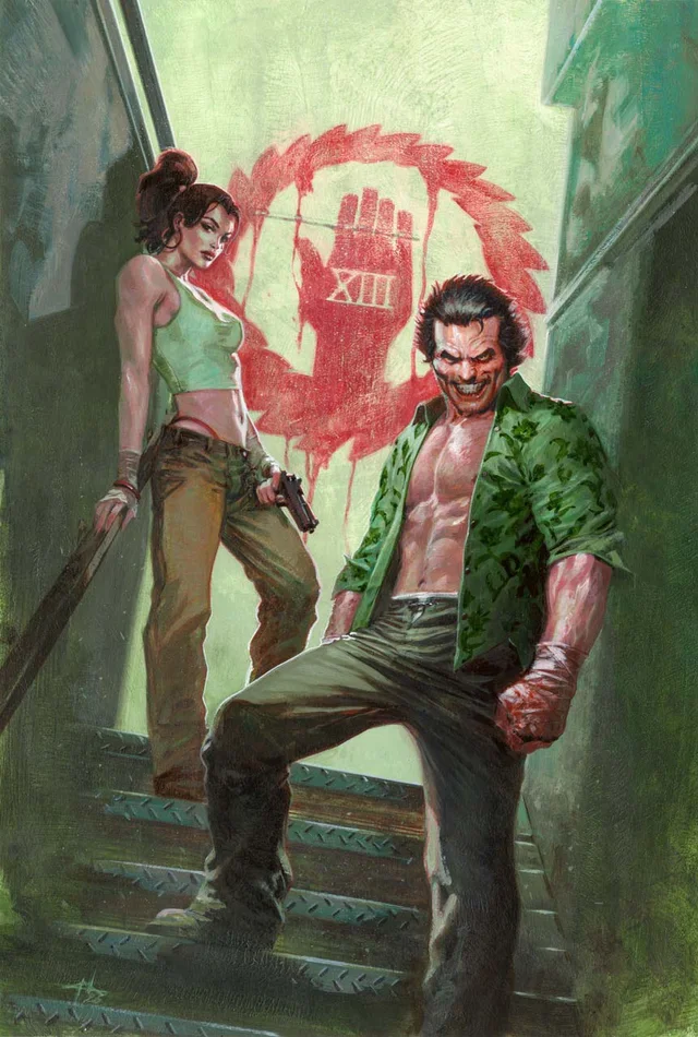 Tapa de 100 Bullets The Us Of Anger #6 · Cover B Gabriele Dell Otto Card Stock Var