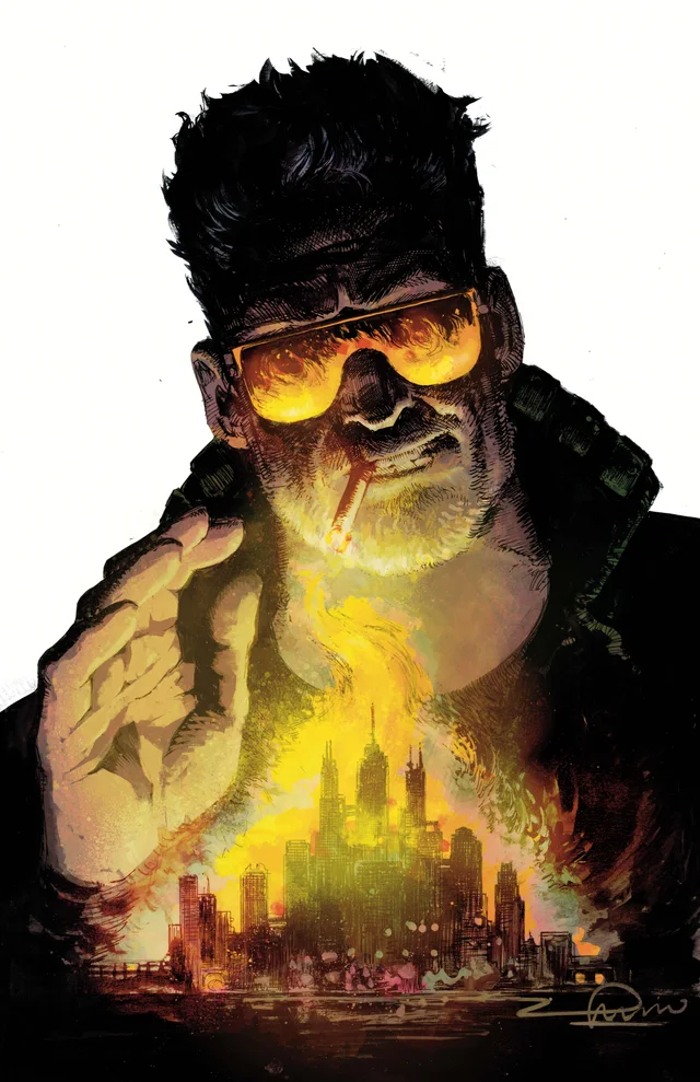 Tapa de Hitman It Was The Nineties Special #1 · Cover D Gerardo Zaffino Foil Var