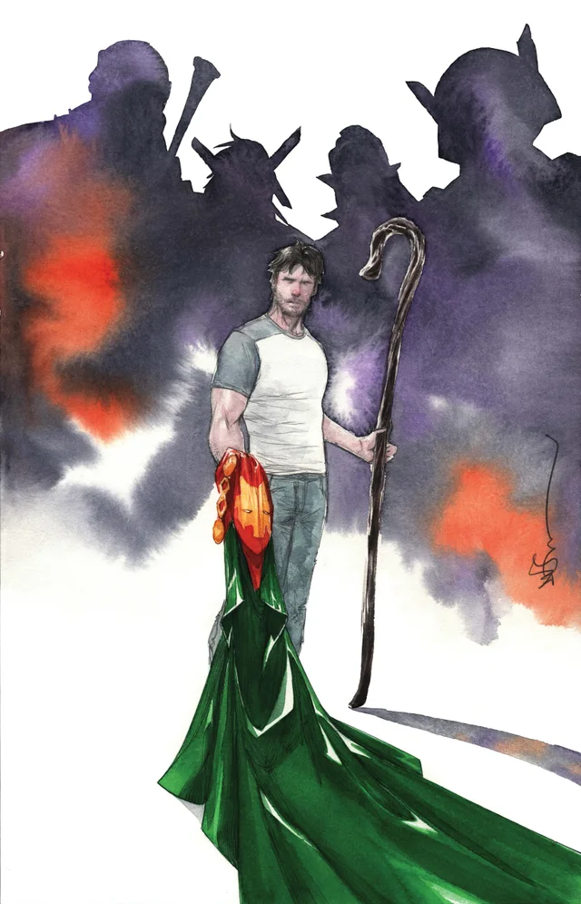 Tapa de Dc All In Saga The New Gods #1 · Cover C Dustin Nguyen Card Stock Var
