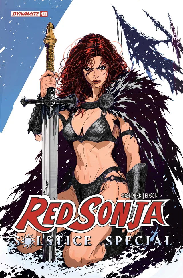 Tapa de Red Sonja Solstice Special #1 · Cover B Josephine Tomarchio Var