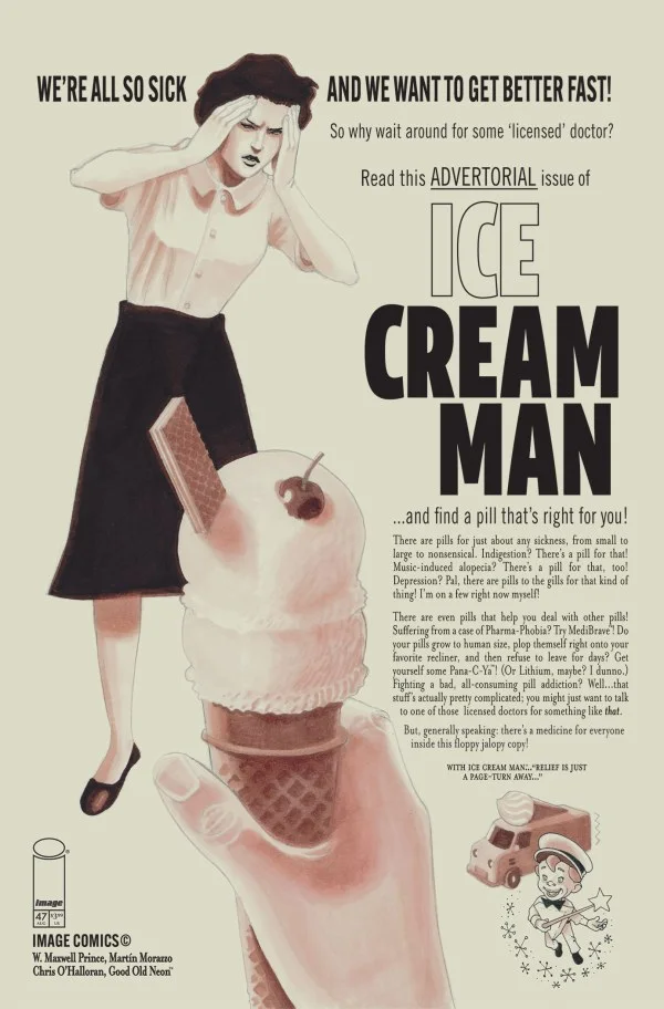 Tapa de Ice Cream Man #47 · Cover A Martin Morazzo And Chris Ohalloran