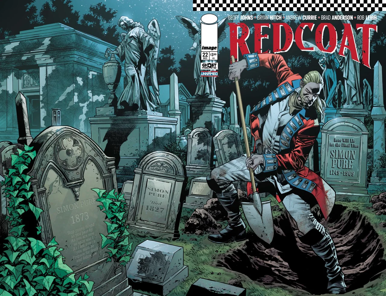 Tapa de Redcoat #22 · Cover A Bryan Hitch And Brad Anderson
