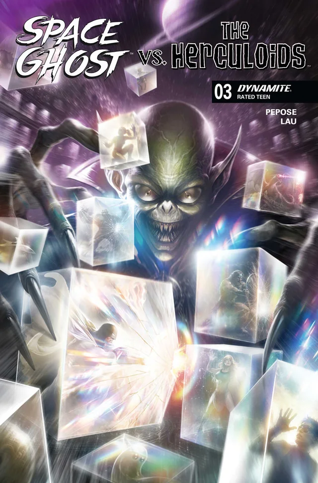 Tapa de Space Ghost Vs The Herculoids #3 · Cover A Francesco Mattina