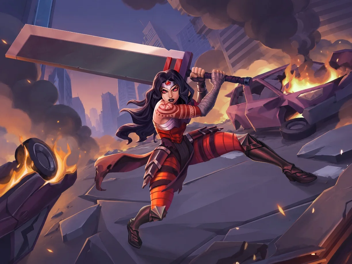 Tapa de Absolute Wonder Woman #26 · Cover E Dc Worlds Collide Card Stock Var