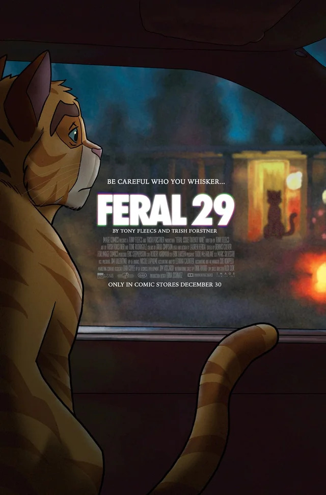 Tapa de Feral #29 · Cover B Tony Fleecs And Trish Forstner Obsession Homage Var