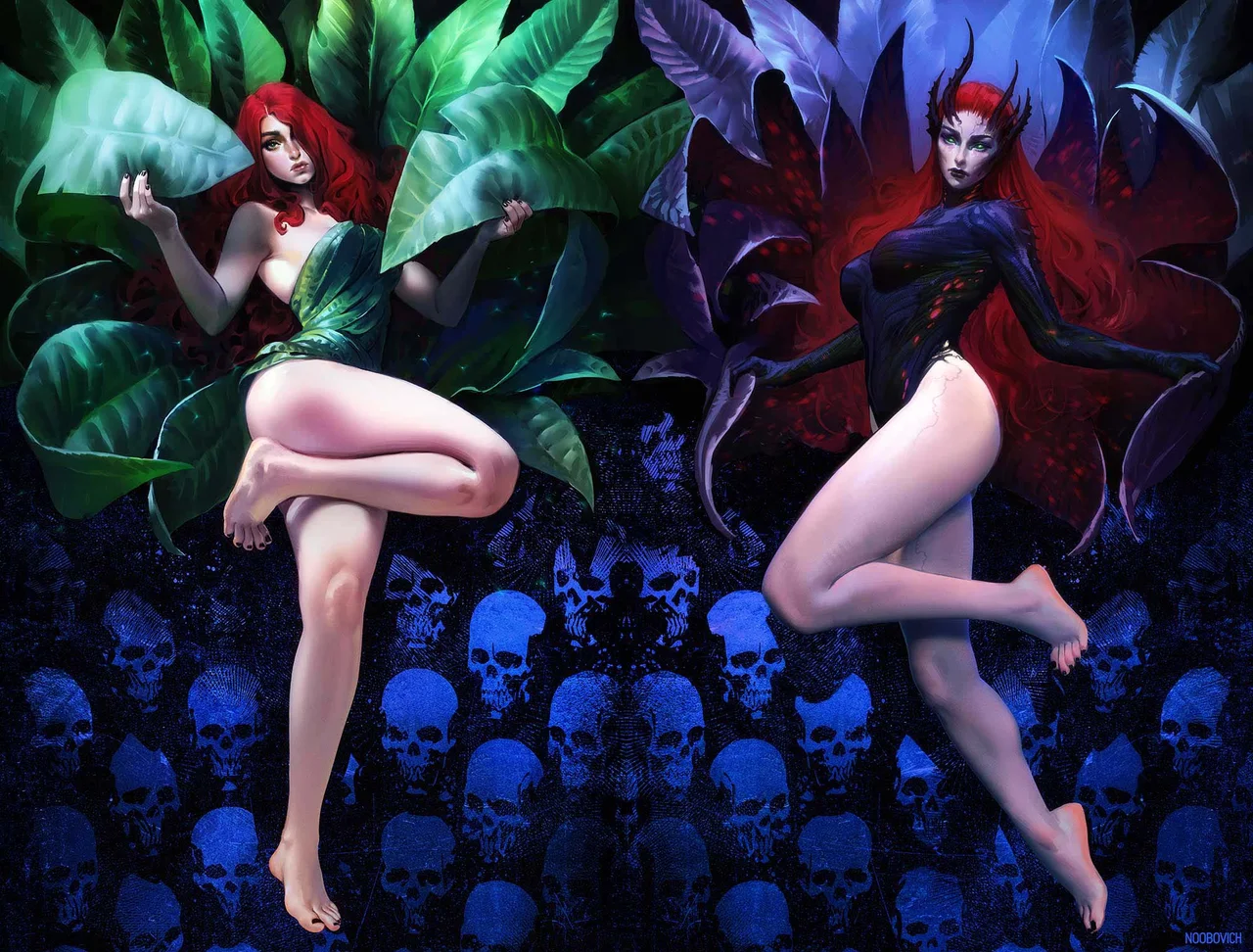 Tapa de Poison Ivy #50 · Cover G Noobovich Wraparound Card Stock Var