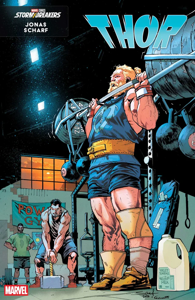 Tapa de Thor #803 · Cover D Jonas Scharf Workout Variant