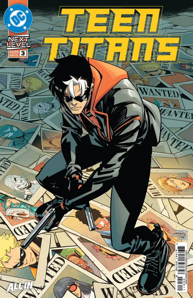 Tapa de Teen Titans #3 · Cover A Daniele Di Nicuolo