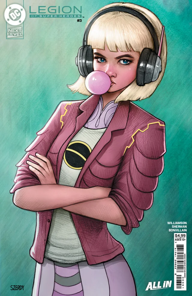 Tapa de Legion Of Super-Heroes #3 · Cover E Nathan Szerdy Card Stock Var