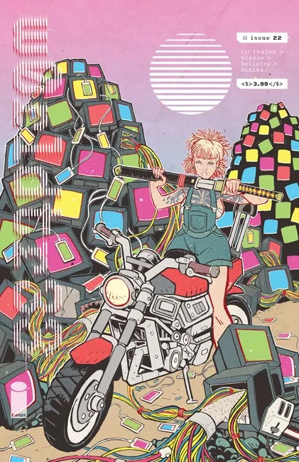 Tapa de W0rldtr33 #22 · Cover B James Edward Clark Var