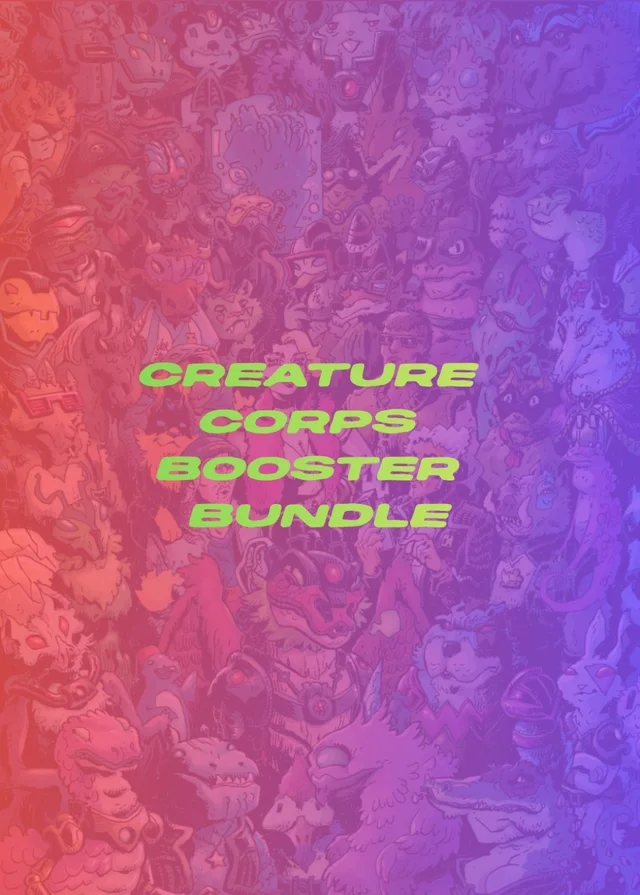 Tapa de Creature Corps #1 · Cover B Jok Booster Bundle Var