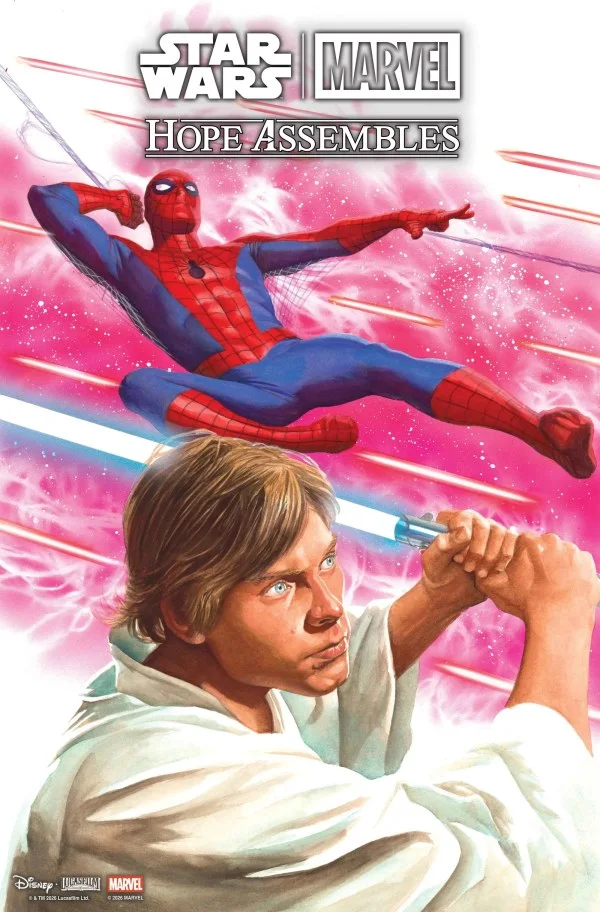 Tapa de Star Wars/Marvel: Hope Assembles #1 · Cover B Alex Ross Alliance Variant