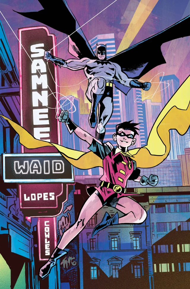 Tapa de Batman And Robin Year One Dynamic Duos #6 · Cover B Michael Walsh Card Stock Var