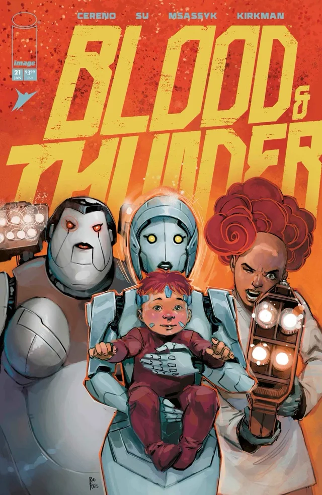 Tapa de Blood And Thunder #21 · Cover B Rod Reis Var