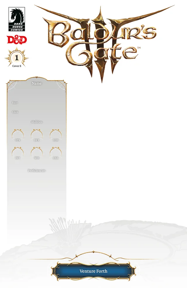 Tapa de Baldur's Gate III #1 · Cover E