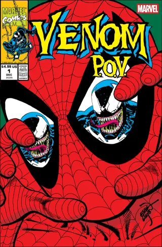 Tapa Cover D - Erik Larsen Variant de Venom: Pov #1