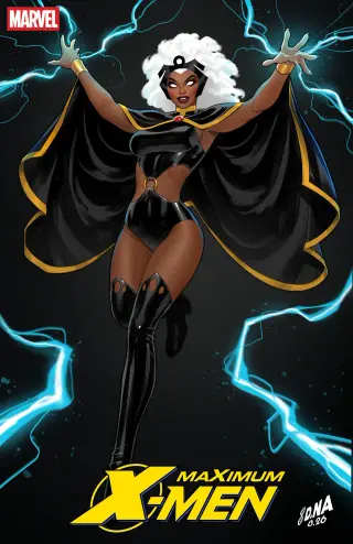 Tapa Cover F - David Nakayama Color Block Black Variant de Maximum X-Men #1
