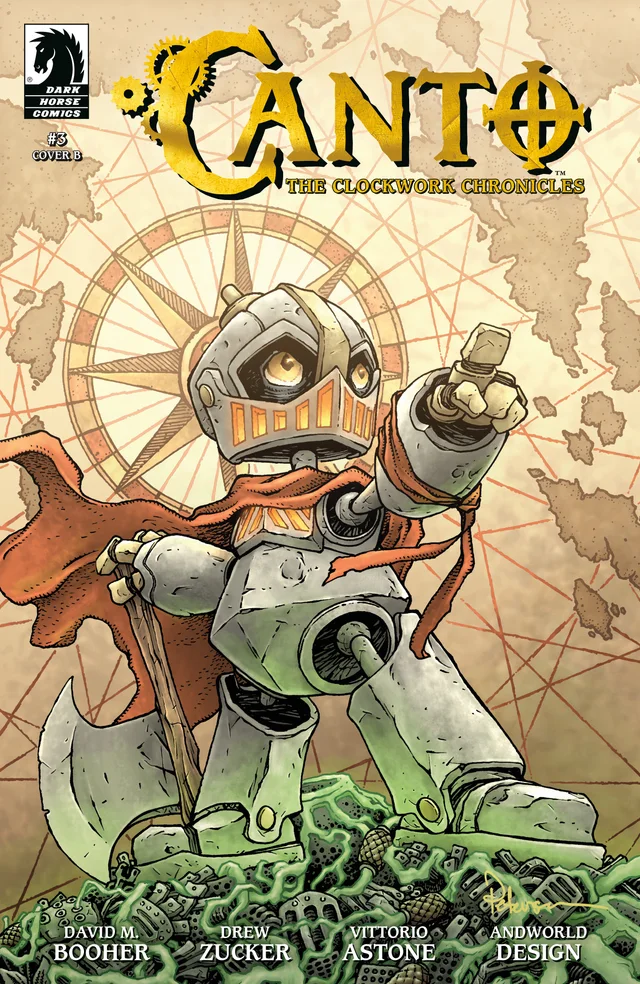 Tapa de Canto: The Clockwork Chronicles #3 · Cover B