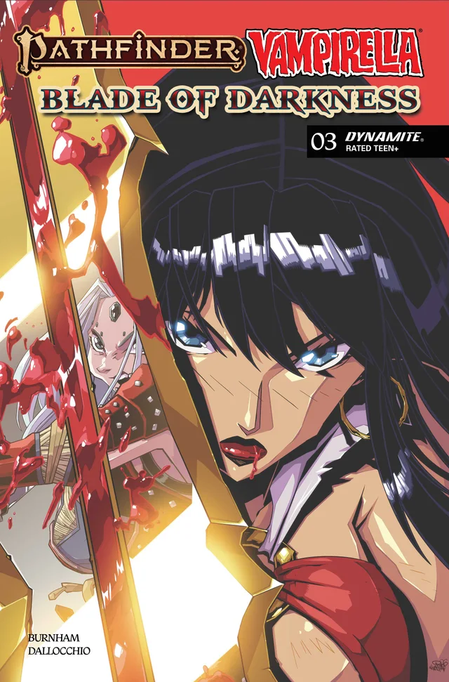 Tapa de Pathfinder Vampirella Blade Of Darkness #3 · Cover B Andrew Huerta Var