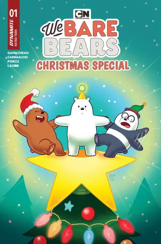 Tapa Cover A - Paulina Ganucheau de We Bare Bears Christmas Special #1