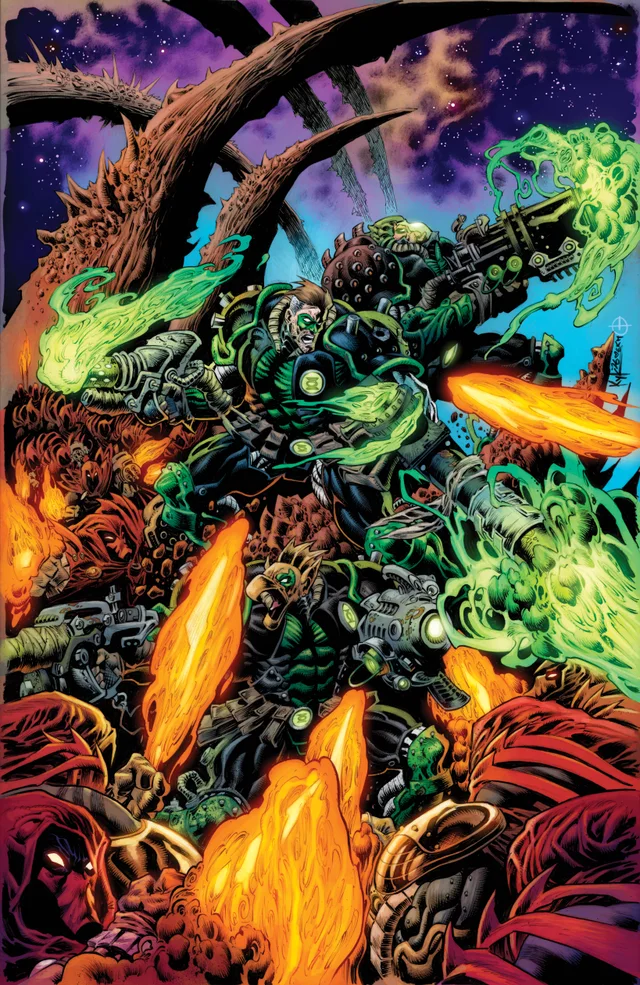 Tapa de Green Lantern Doomed Cosmos #1 · Cover A Kyle Hotz