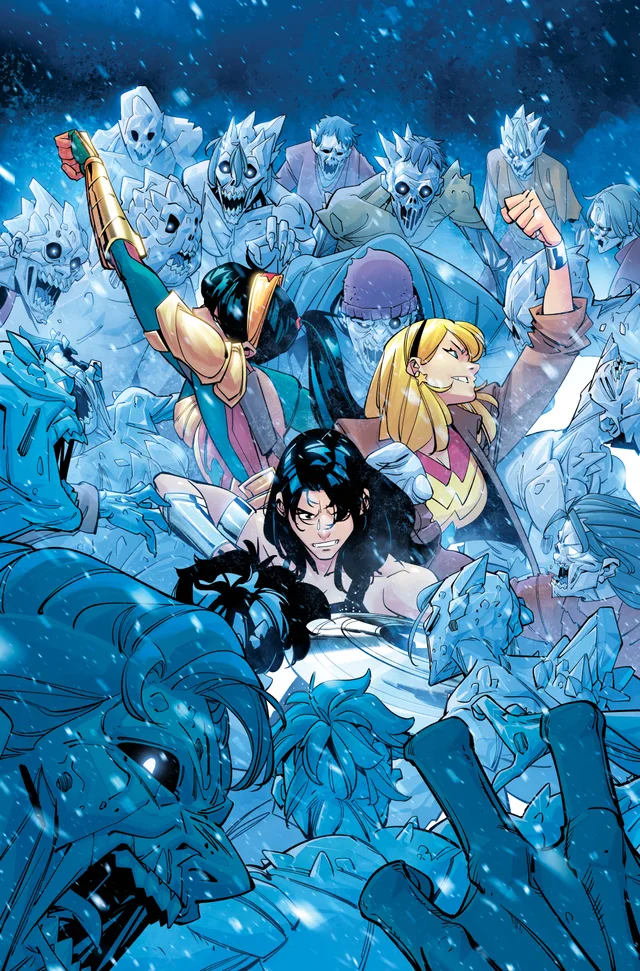 Tapa de Justice League Arctic Attack Special #1 · Cover C Daniele Di Nicuolo Card Stock Var