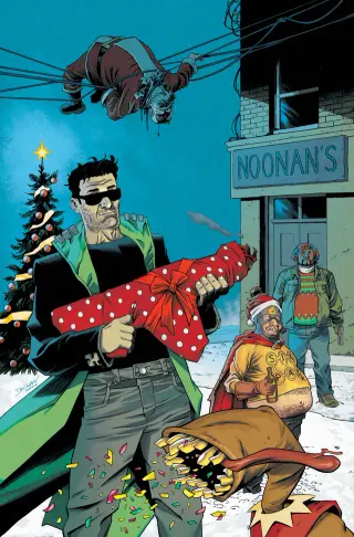 Tapa Cover C - Declan Shalvey Card Stock Var de Hitman It Was The Nineties Special #1