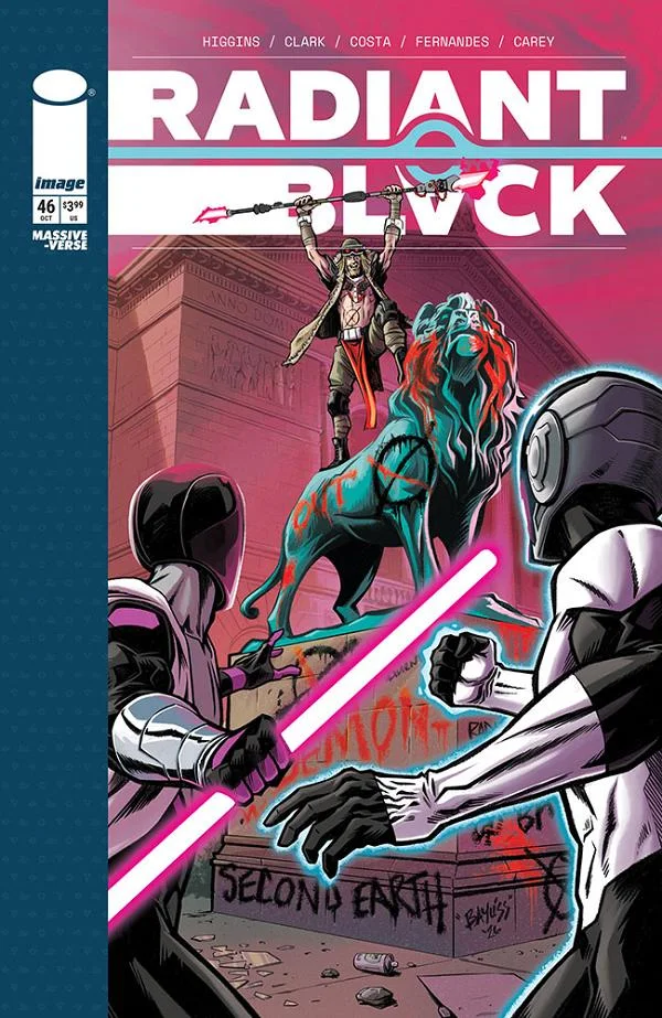Tapa de Radiant Black #46 · Cover A Daniel Bayliss