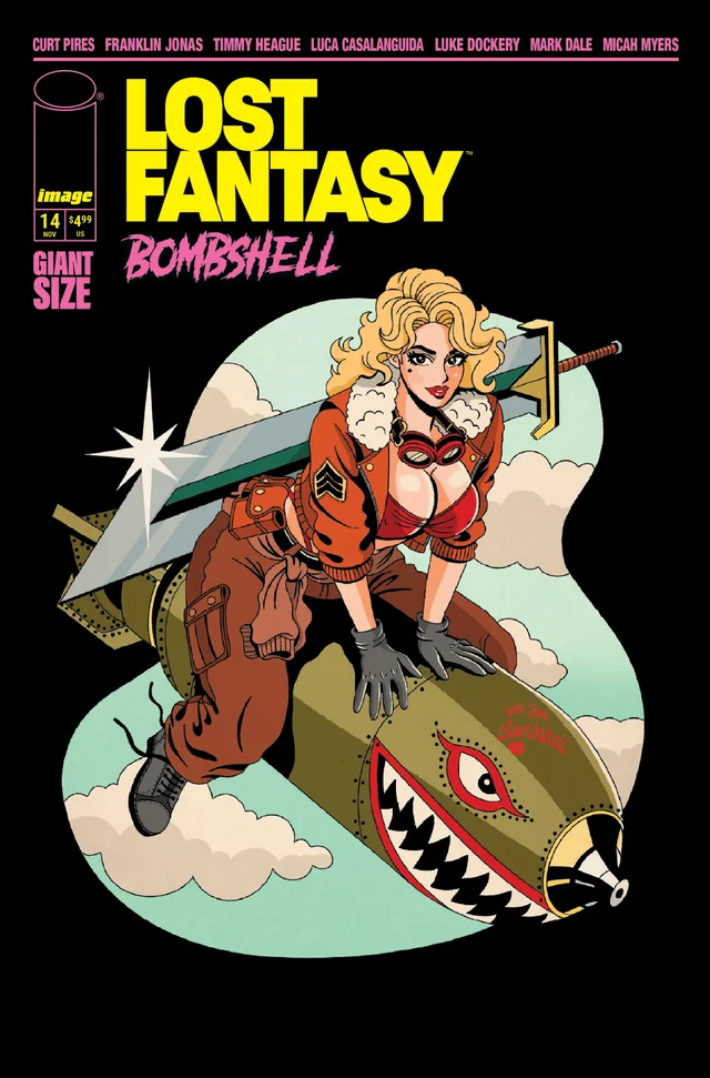 Tapa de Lost Fantasy #14 · Cover F He Creative Bombshell Var