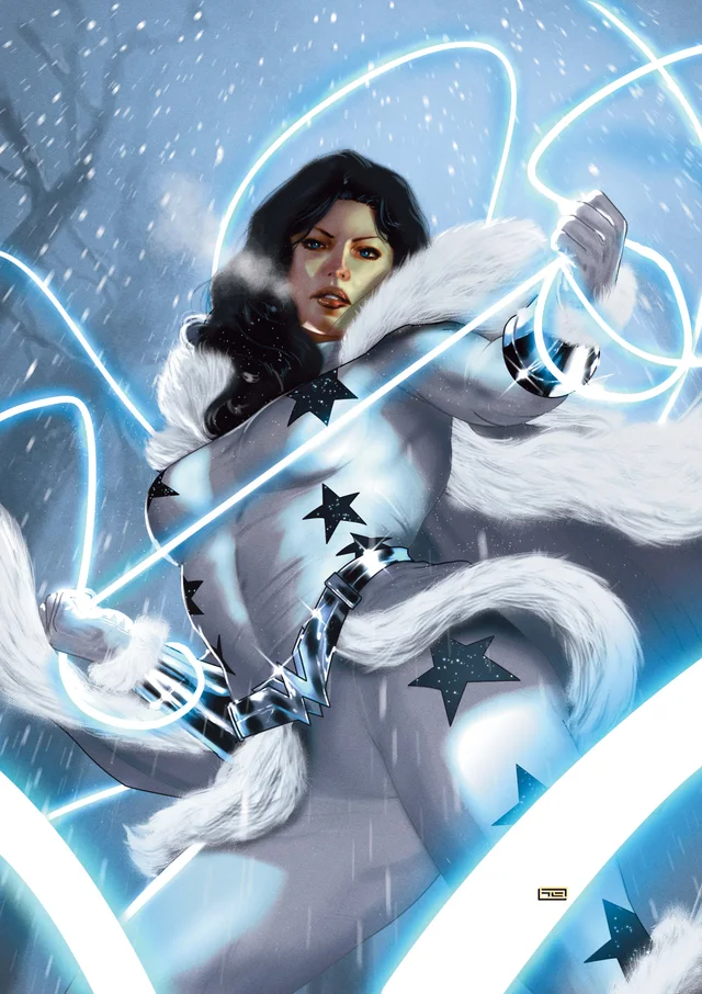 Tapa de Justice League Arctic Attack Special #1 · Cover B Taurin Clarke Card Stock Var
