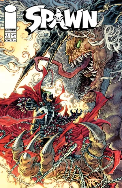 Tapa de Spawn #381 · Cover A Harvey Tolibao