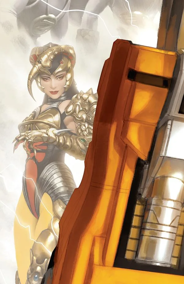 Tapa de Mighty Morphin Power Rangers #7 · Cover C Megazord Card Stock Connecting Variant