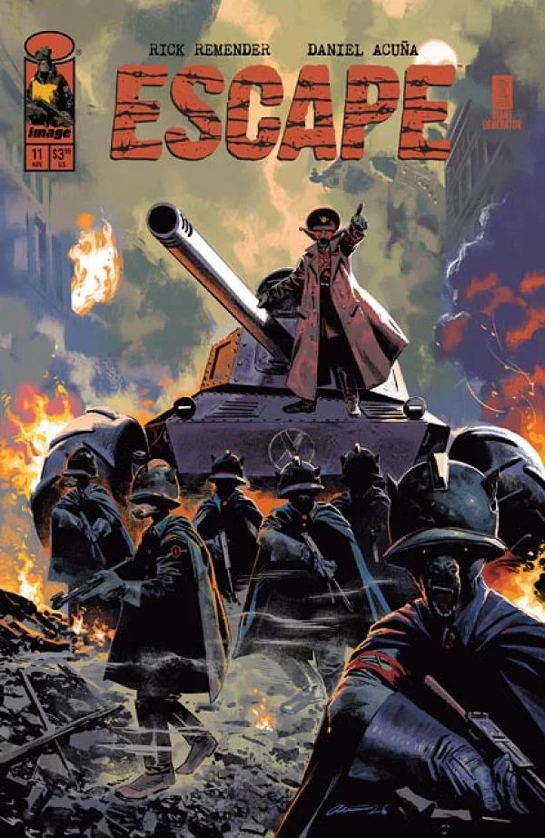 Tapa de Escape #11 · Cover A Daniel Acuna