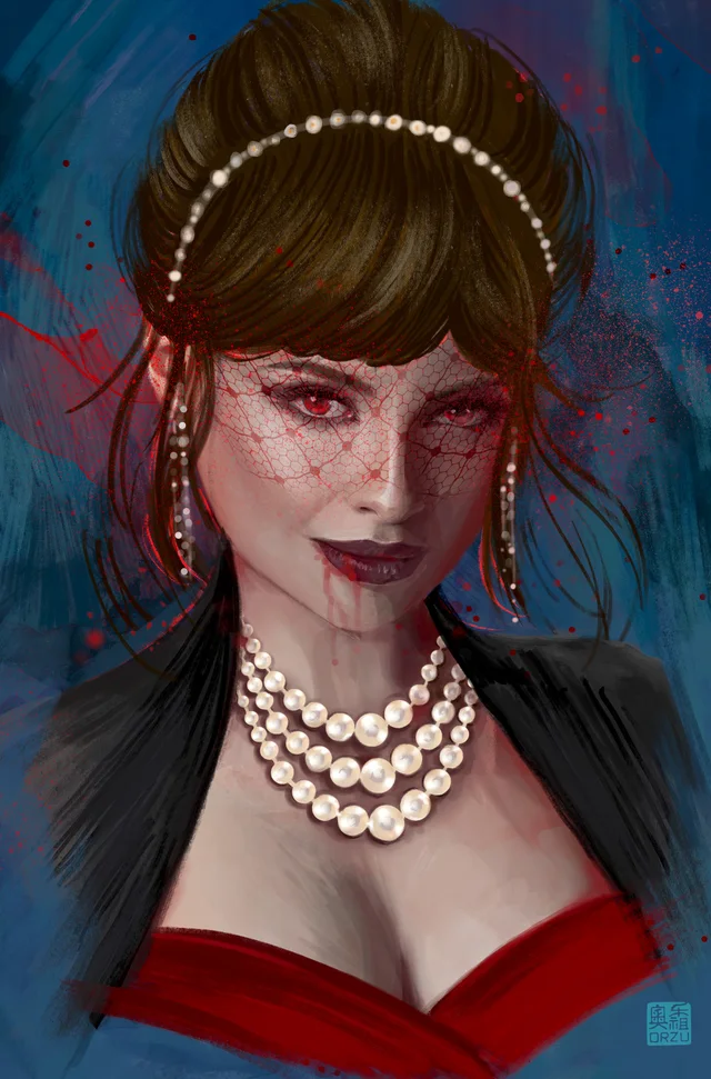 Tapa de Vampire The Masquerade Wake In Hate #3 · Cover E Zu Orzu Virgin Cardstock Var