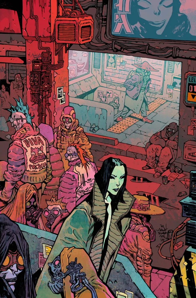 Tapa de Blade Runner Tokyo Nexus Die With Honor #2 · Cover D Jakub Rebelka Virgin Cardstock Var