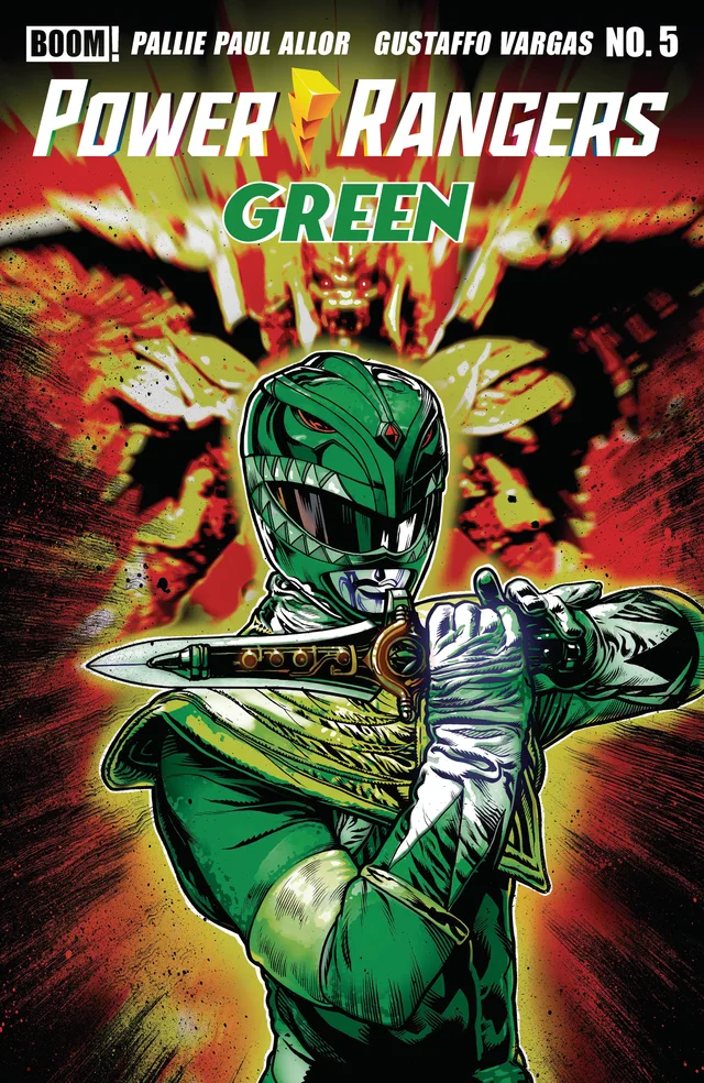 Tapa de Power Rangers Green #5 · Cover A Main