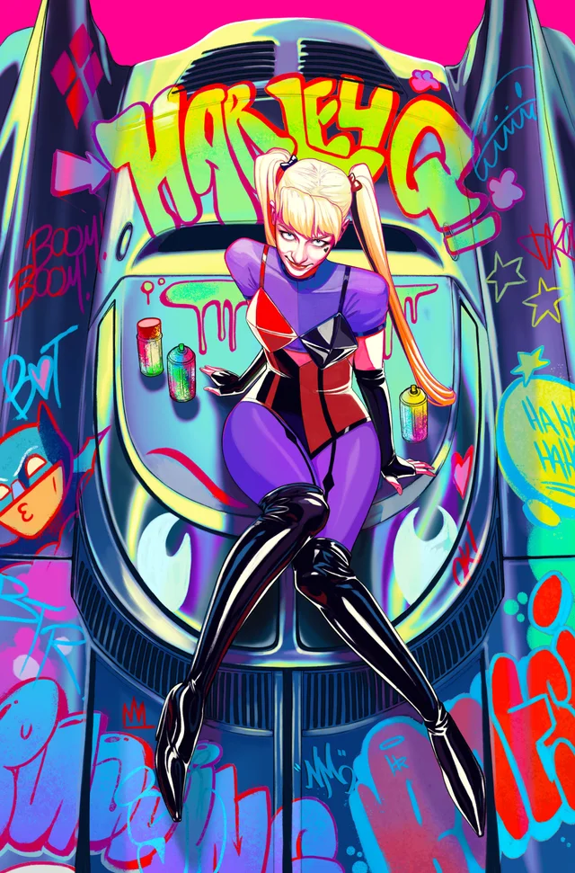 Tapa de Harley Quinn #70 · Cover D Nimit Malavia Card Stock Var