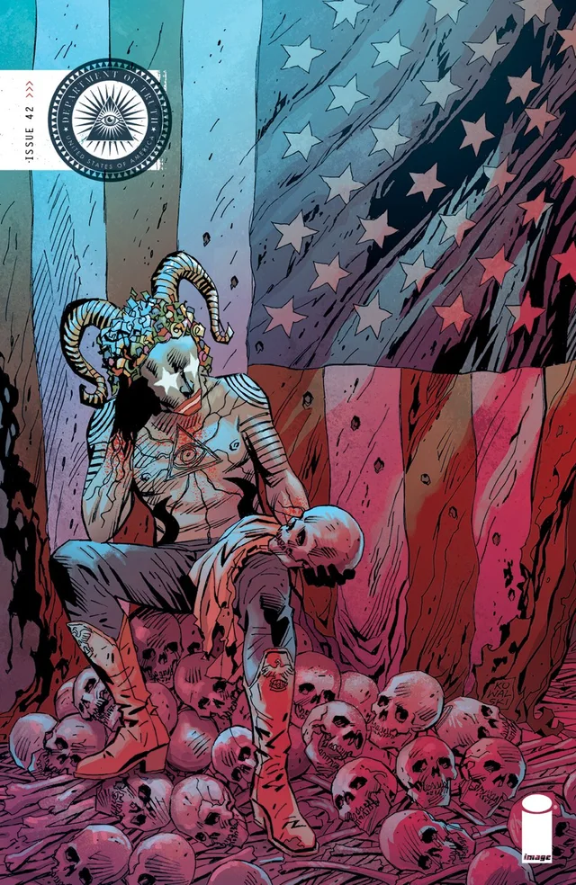 Tapa de Department Of Truth #42 · Cover B Piotr Kowalski Var