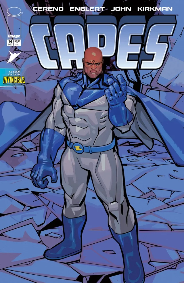 Tapa de Invincible Universe Capes #14 · Cover B Conor Hughes Var