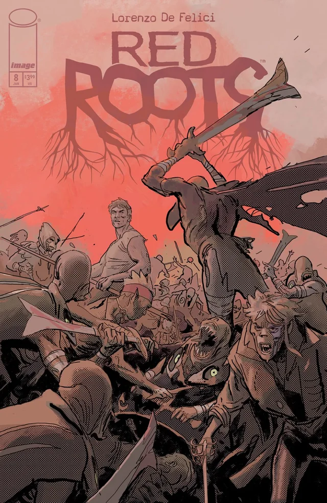 Tapa de Red Roots #8 · Cover C Cristiano Spadoni Var