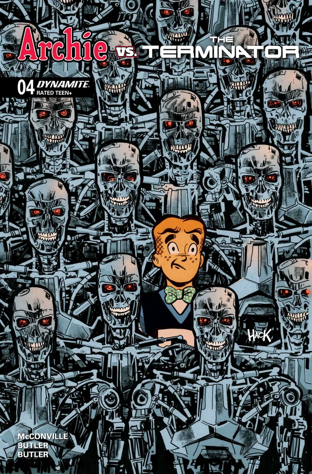 Tapa de Archie Vs The Terminator #4 · Cover C Robert Hack Var