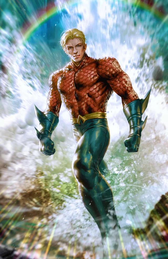 Tapa de Emperor Aquaman #24 · Cover B Derrick Chew Card Stock Var