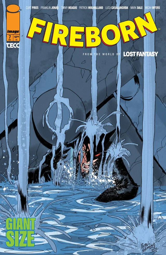 Tapa de Fireborn #7 · Cover B Patrick Mulholland Homage Var