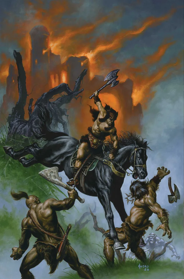 Tapa de Fire And Ice Darkwolf #5 · Cover G Joe Jusko Ltd Virgin Var