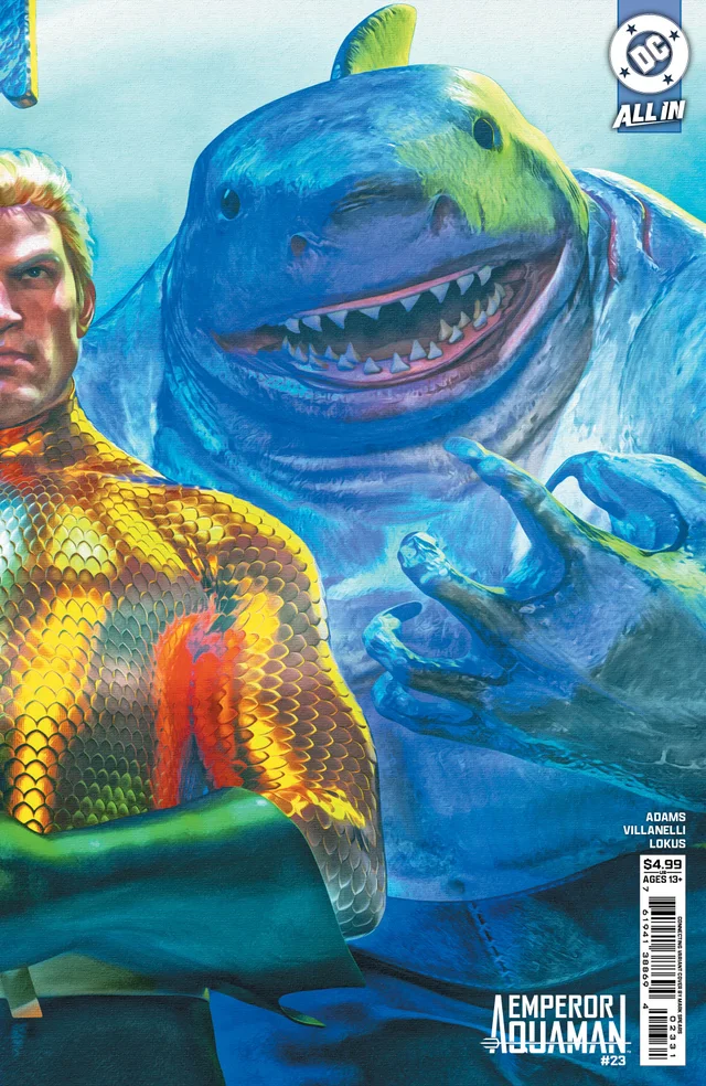 Tapa de Emperor Aquaman #23 · Cover C Mark Spears Right Connecting Card Stock Var