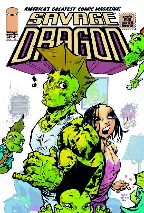 Tapa de Savage Dragon #284 · Cover C Adam Archer Var