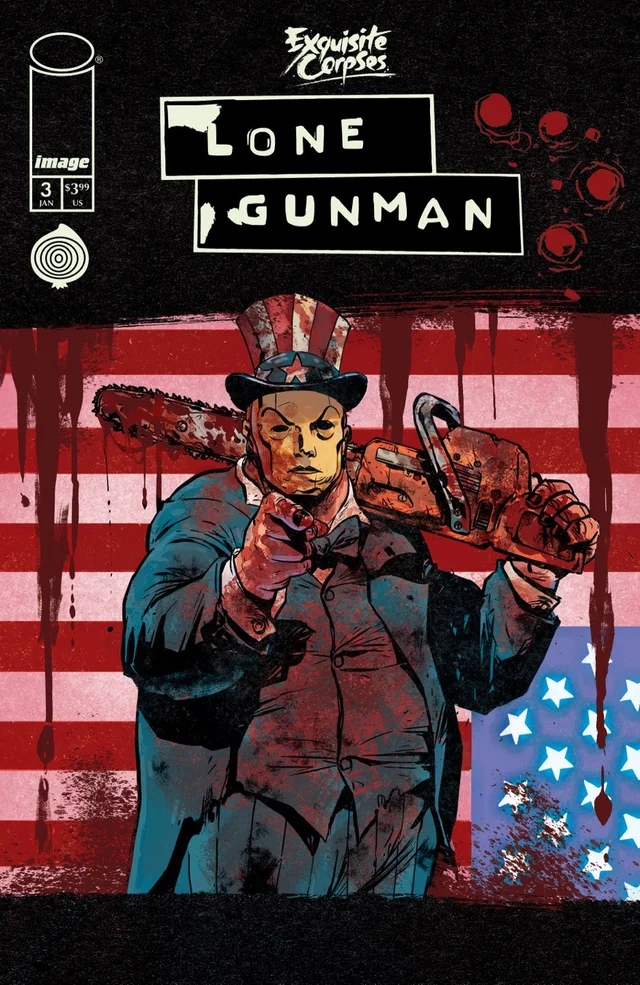 Tapa de Exquisite Corpses Lone Gunman #3 · Cover A Alberto Ponticelli And Jordie Bellaire