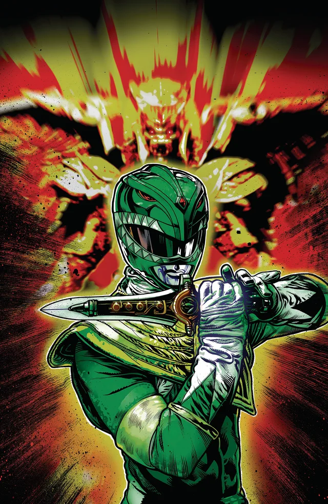 Tapa de Power Rangers Green #5 · Cover D Foil Variant